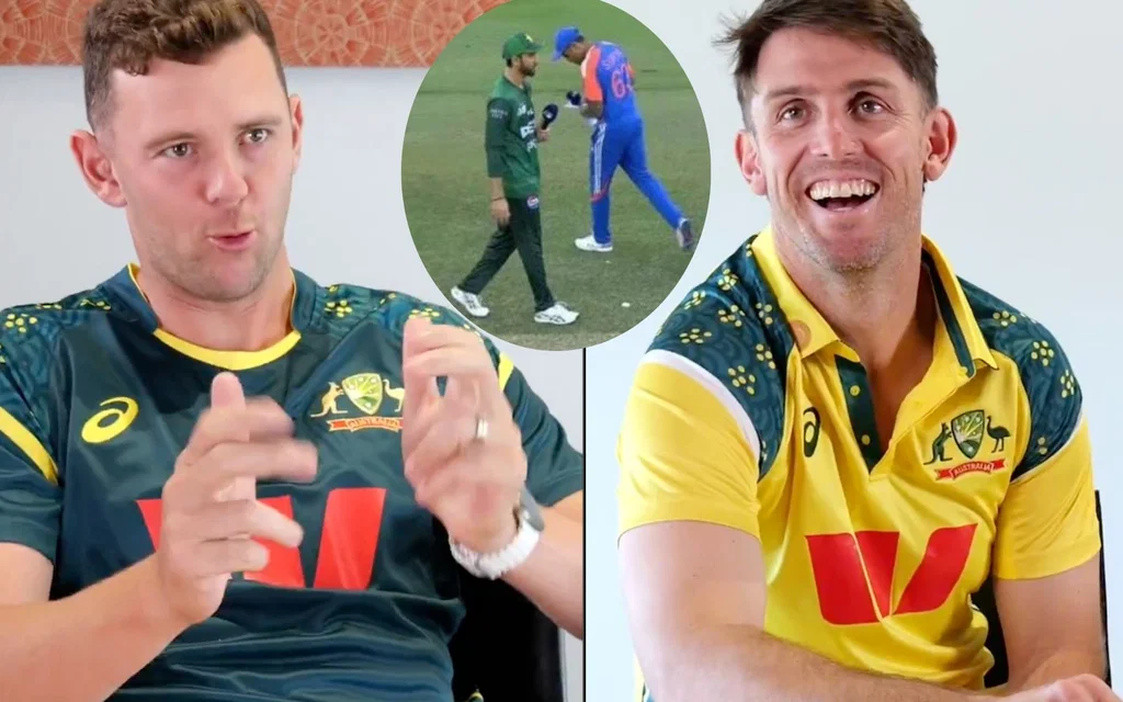 Australia players in a viral video (Source:@kayosports/X.com)