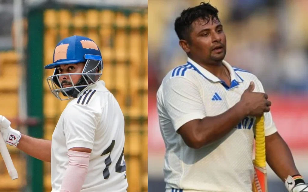 Prithvi Shaw and Sarfaraz - (Source : @Vikas/X.com)