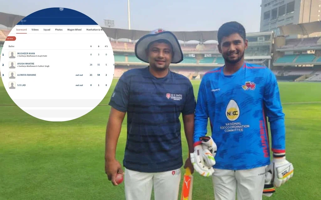 Sarfaraz Khan and Musheer Khan for Mumbai - (Source : @Johns/X.com)