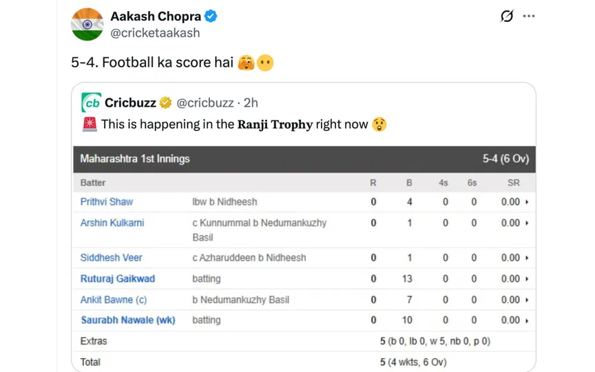 Fan tweet [Source: @cricketaakash/X.com]