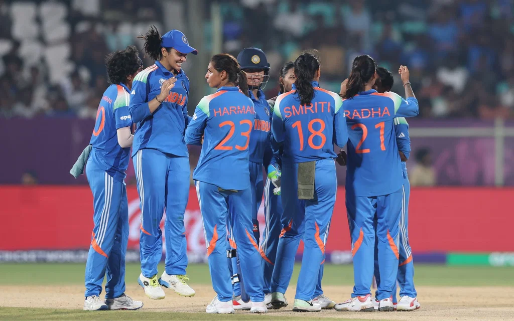 ICC fined India for slow over-rate [Source: @BCCIWomen/x.com]