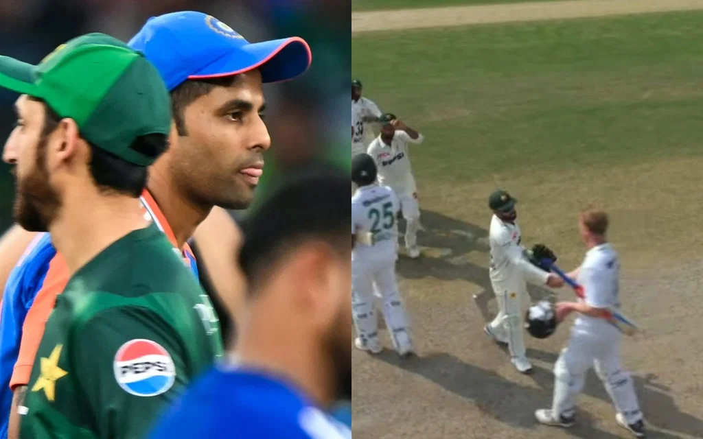 India vs Pakistan handshake row [Source: AFP Photo]

