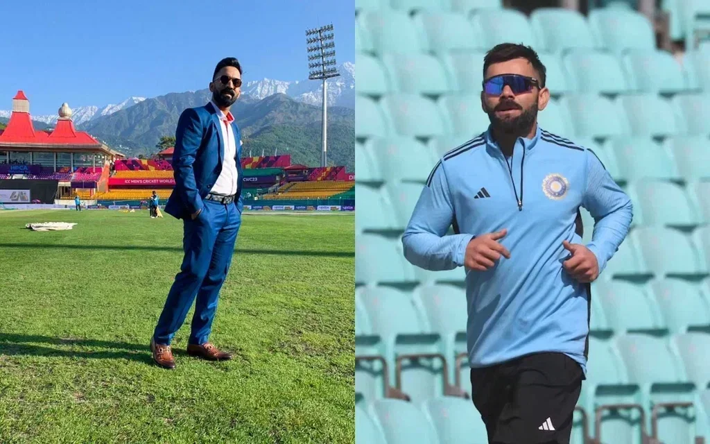 Dinesh Karthik on Virat Kohli (Source: @KohliSensation/x.com, @DineshKarthik/x.com)