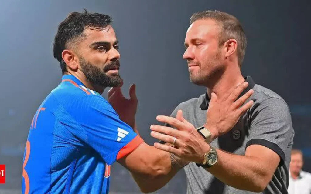 Virat Kohli and AB de Villiers [Source: @BluntIndianGal/X.com]