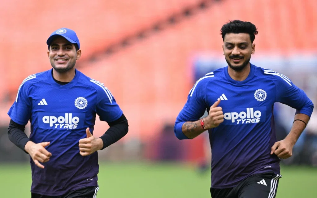 Axar Patel and Shubman Gill - (Source : AFP)