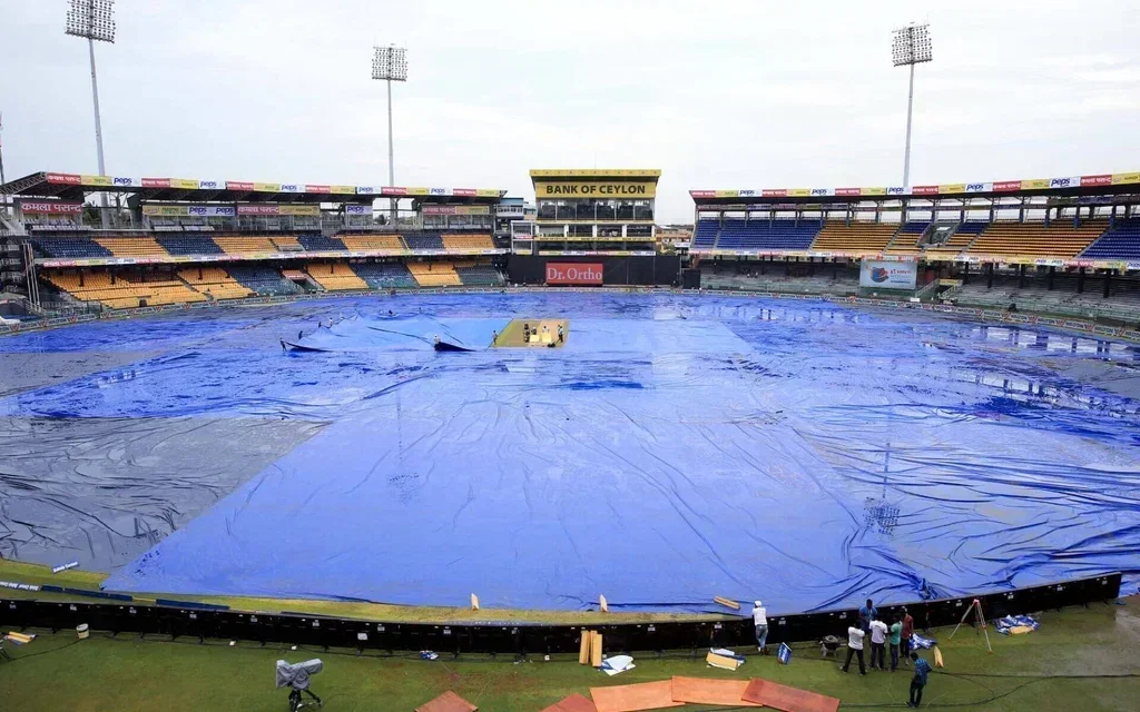 It's raining currently in Colombo [Source: @BCBtigers/X]