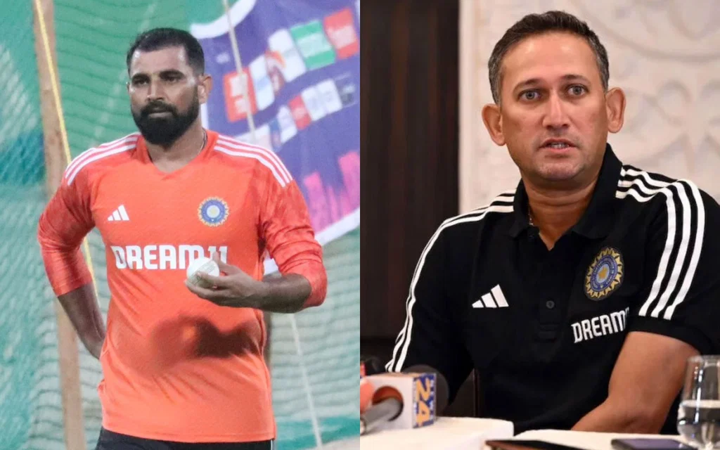 Shami vs Agarkar war begins [Source: @Rajiv1841, @MdShami11/X.com]