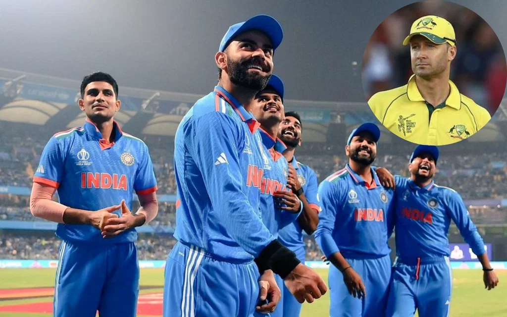 Michael Clarke's prediction on India-Australia series [Source: @MClarke23, @Akshatgoel1408/X.com]