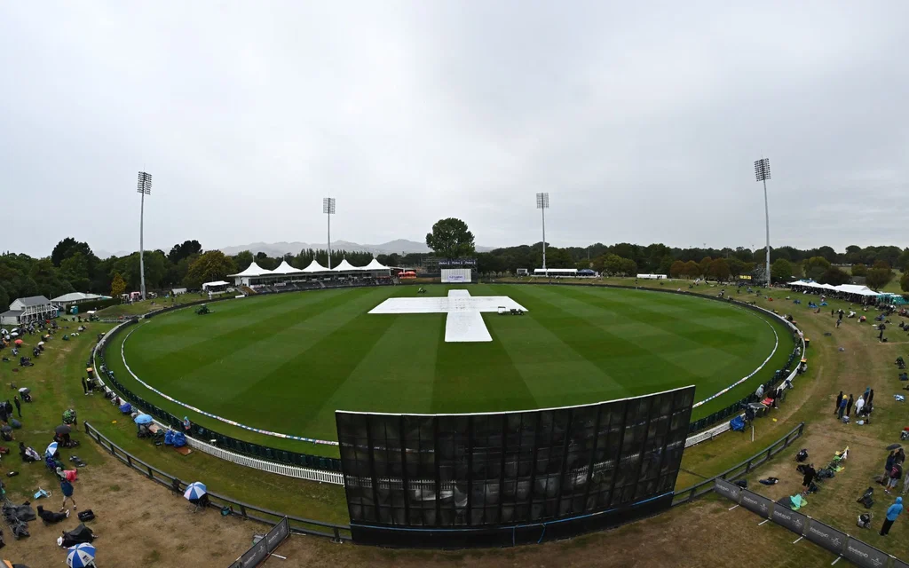 New Zealand vs England match paused due to rain [Source: AFP Photos]