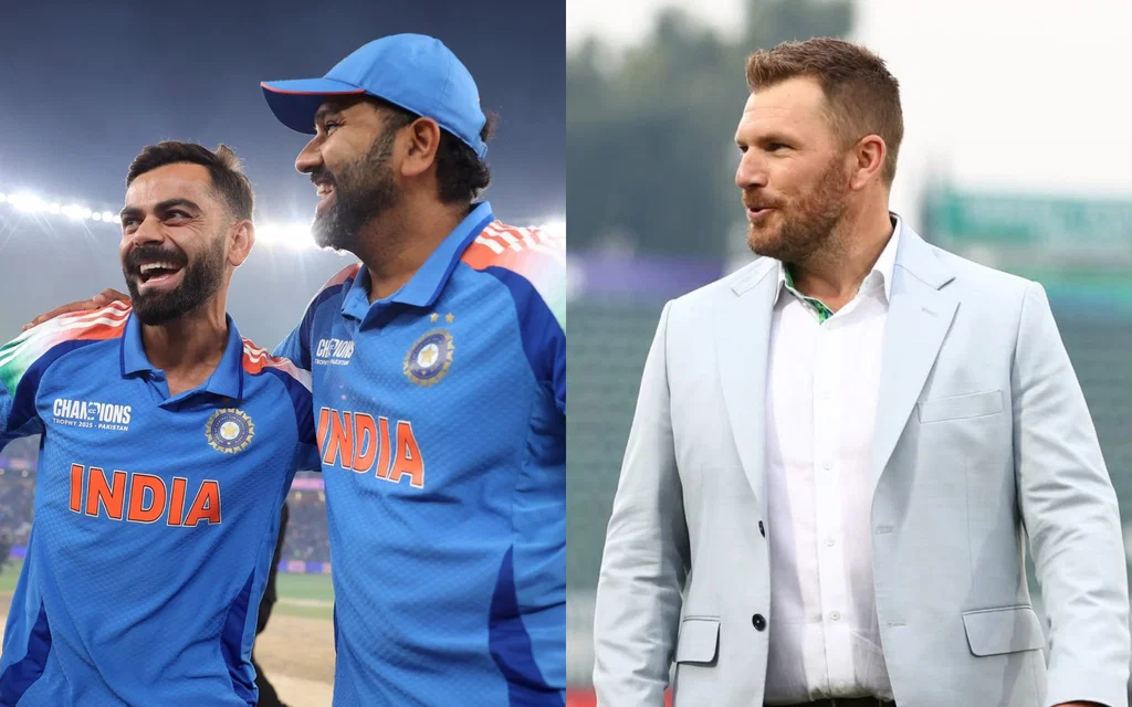 Aaron Finch on Rohit-Kohli's future [Source: @IMManu_18, @CallMeSheri1_/X.com]