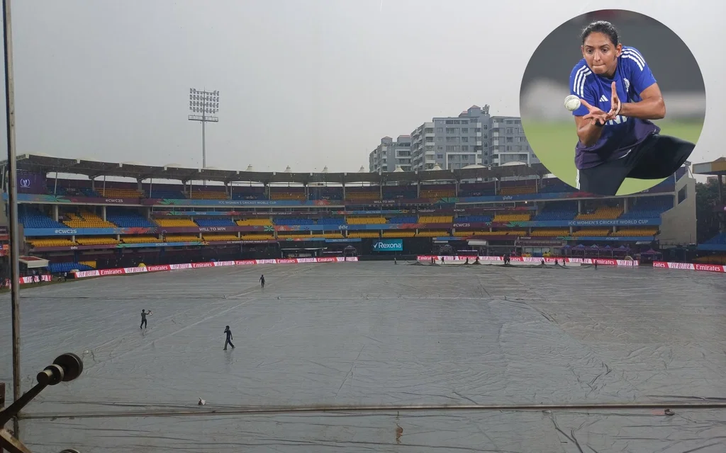India Women's training  affected by weather [Source: @toi_gauravG, @BCCIWomen/X.com]