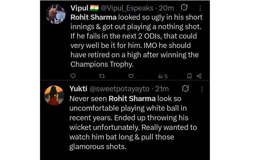 Fans reaction (Source: @Vipul_Espeak/x.com, @sweetpotayayto/x.com)
