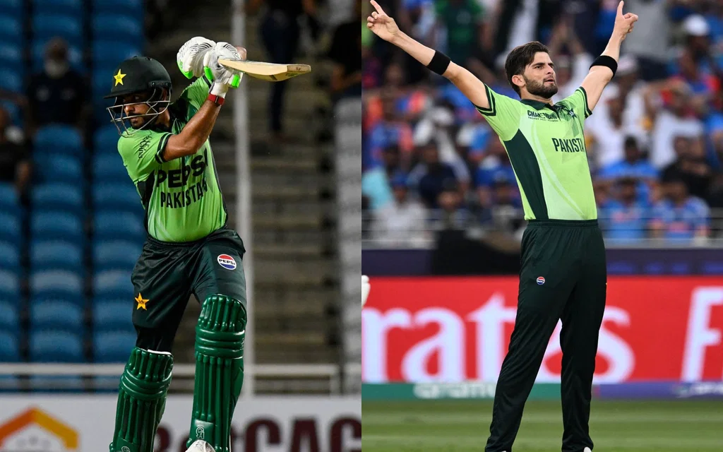 Babar Azam and Shaheen Afridi [Source: AFP]