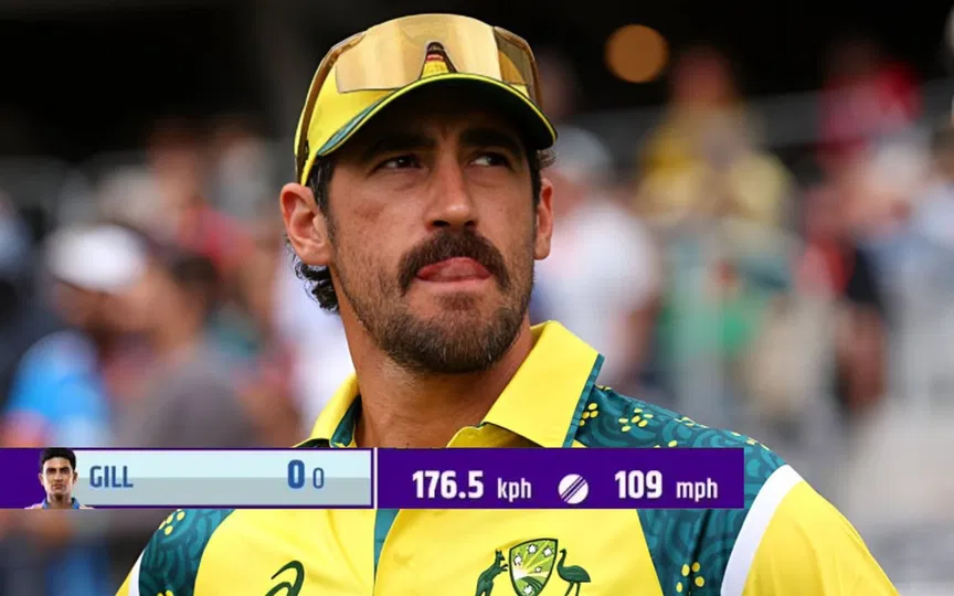 Did Mitchell Starc break Shoaib Akhtar’s record? The truth behind 176.5 km/h delivery vs India Did Mitchell Starc break Shoaib Akhtar’s record? The truth behind 176.5 km/h delivery vs India