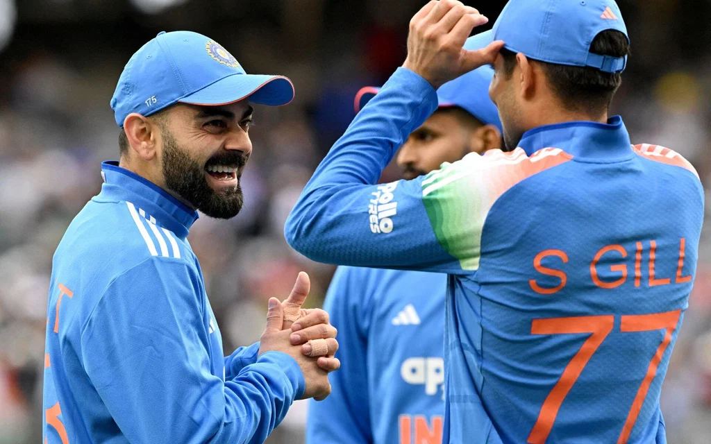 Virat Kohli & Shubman Gill (Source: AFP Photos)