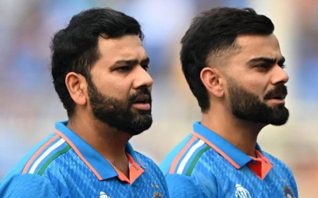 Rohit Sharma and Virat Kohli [Source: @pragyanojha/X]