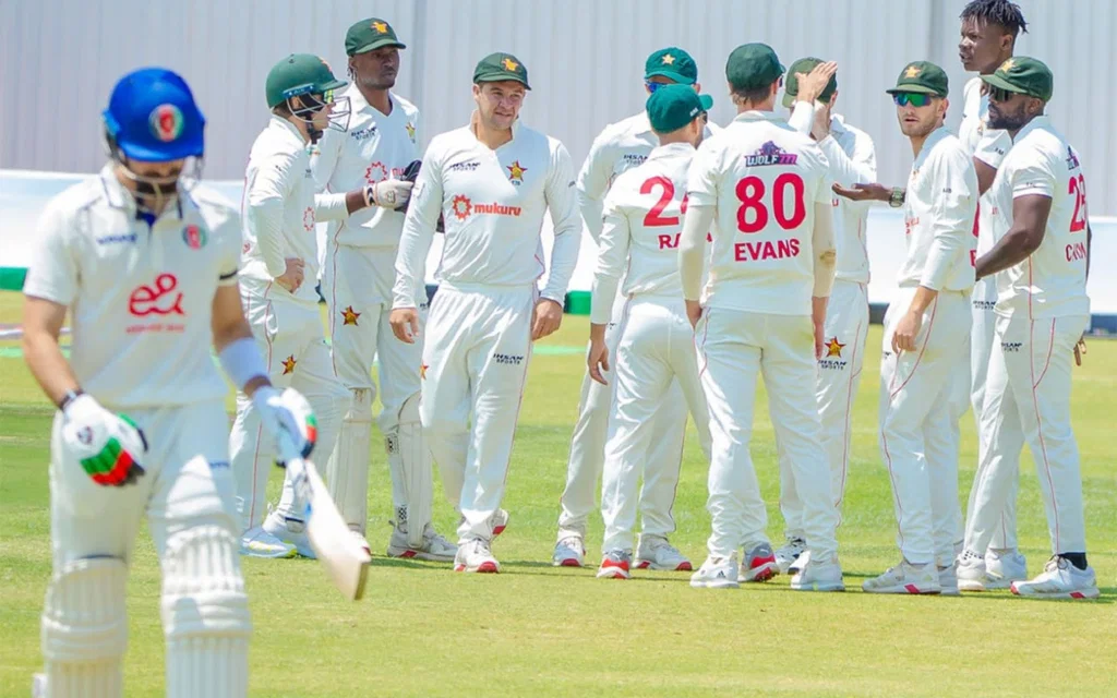 ZIM vs AFG Test match (Source:@ZBCNewsonline/X.com)