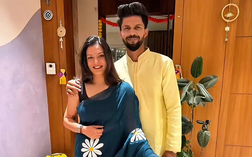 CSK captain Ruturaj Gaikwad rings in Diwali 2025 with wife Utkarsha in cute post