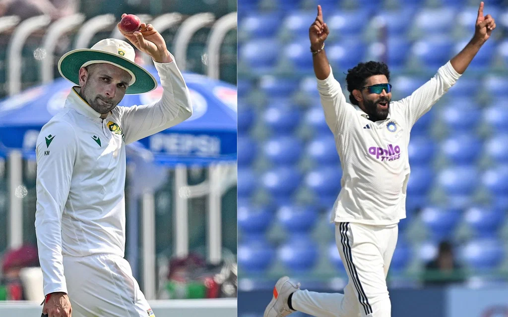 Ravindra Jadeja and Maharaj - (Source: AFP)