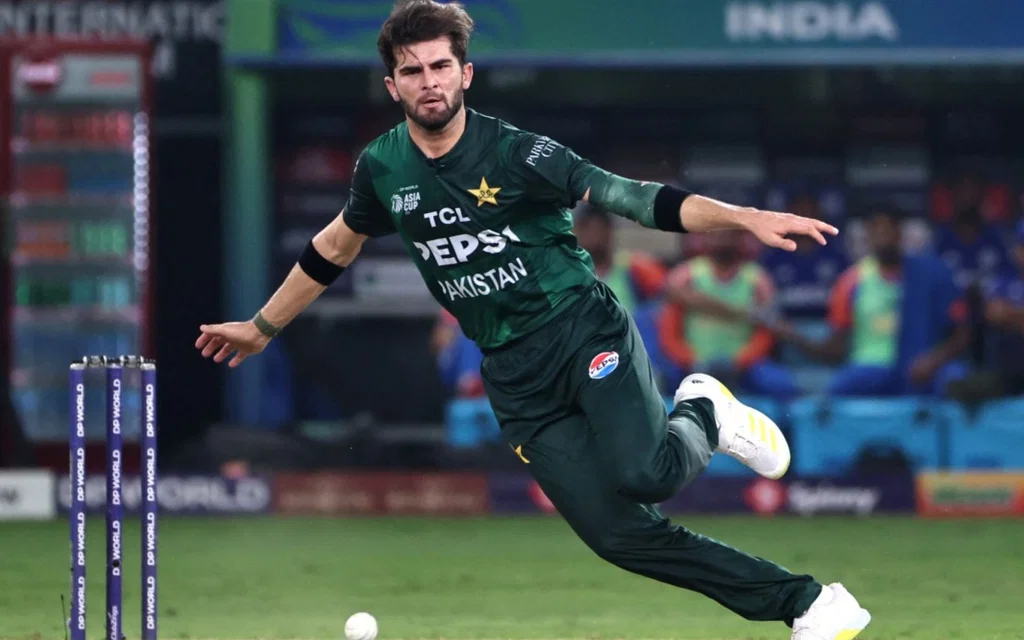 Shaheen Shah Afridi playing for Pakistan - (Source: AFP)