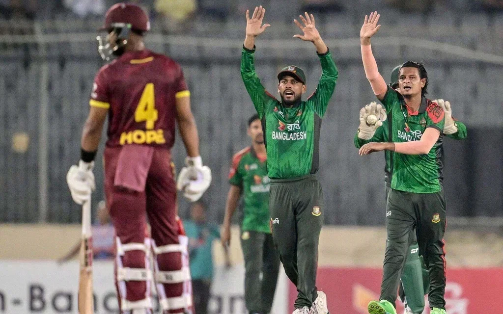 West Indies level series vs Bangladesh [Source: AFP Photos]