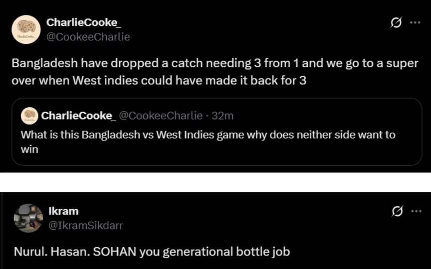 Fan Reactions (Source: X.com)