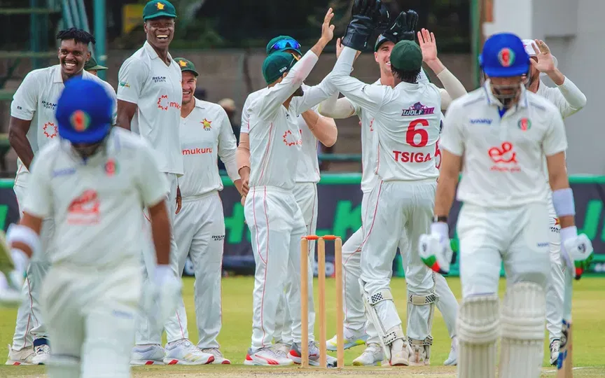 Brad Evans, Ngarava five-fers and Ben Curran ton bulldoze AFG as ZIM win one-off Test Brad Evans, Ngarava five-fers and Ben Curran ton bulldoze AFG as ZIM win one-off Test