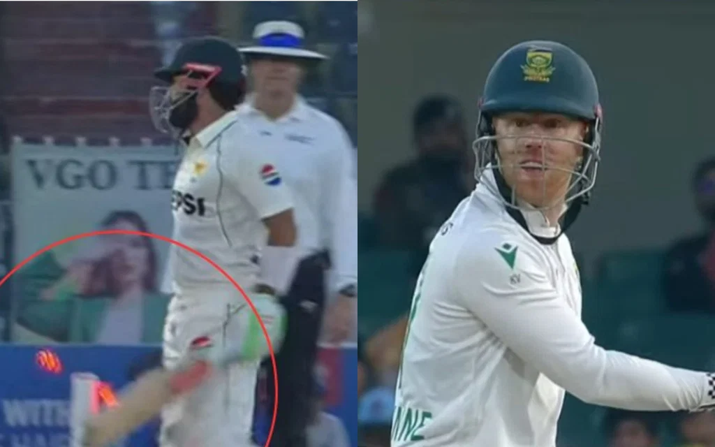 Mohammad Rizwan causes drama in Rawanpindi Test [Source: YouTube]