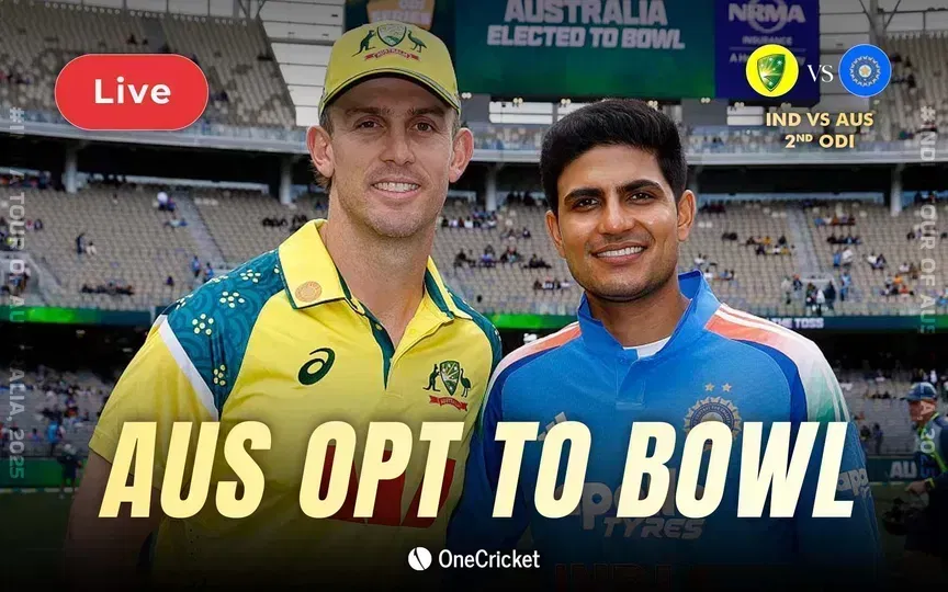 AUS vs IND live updates: 2nd ODI match score, live streaming, toss update, highlights