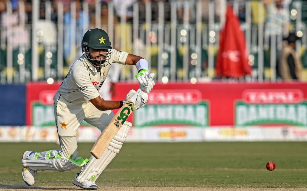 Babar goes past Inzamam [Source: AFP Photo]
