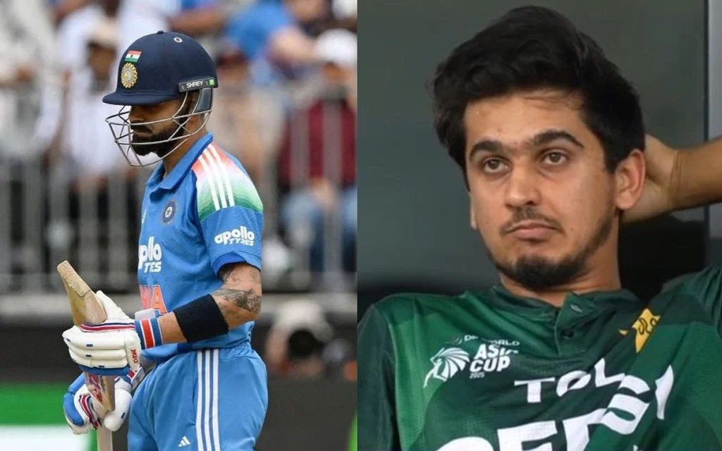 Virat Kohli linked to Saim Ayub [Source: @_Naviya_, @dhillow_/X.com]