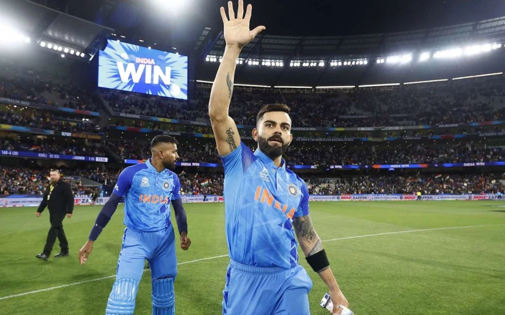 Virat Kohli after knock vs Pakistan (Source: @CricCrazyJohns/X]