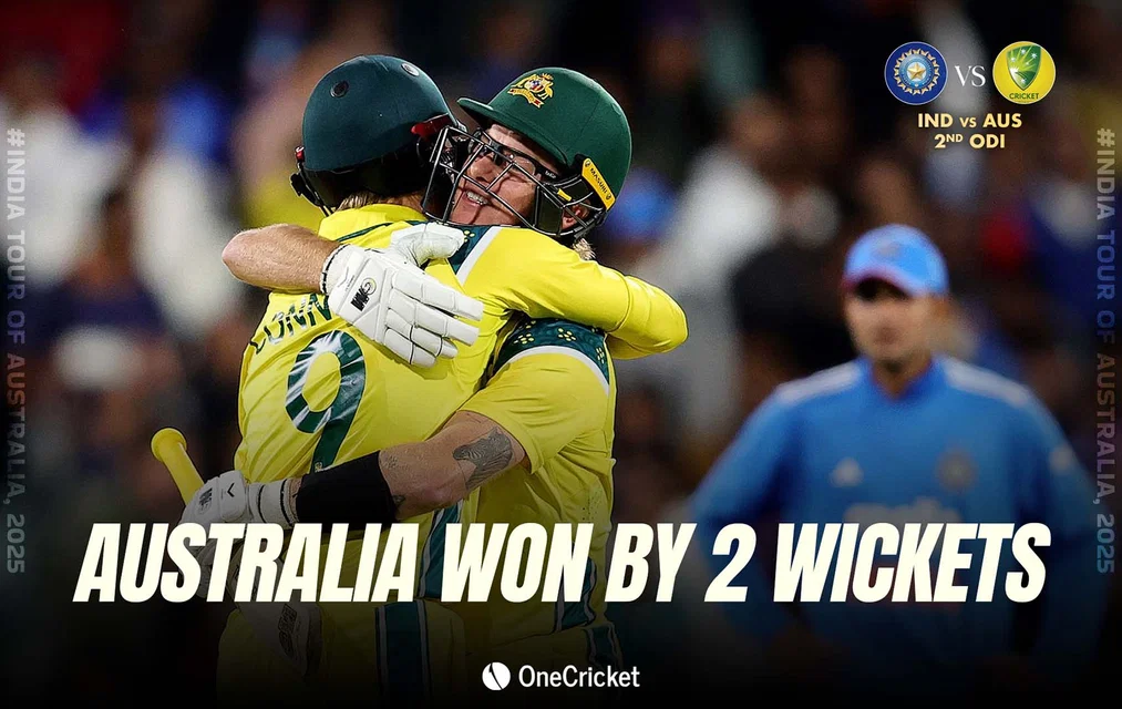 AUS vs IND 2nd ODI live blog [Source: OneCricket]