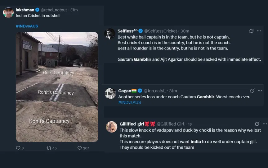 Tweets from users [Source: Screengrab]