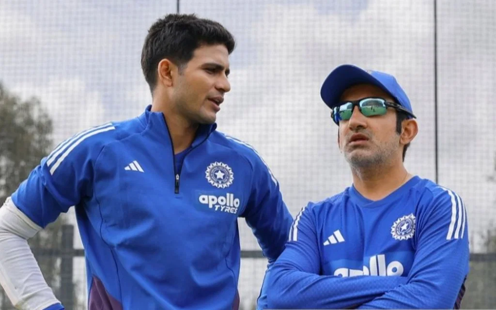 Shubman Gill and Gautam Gambhir [Source: @onlyforGill7/x.com]