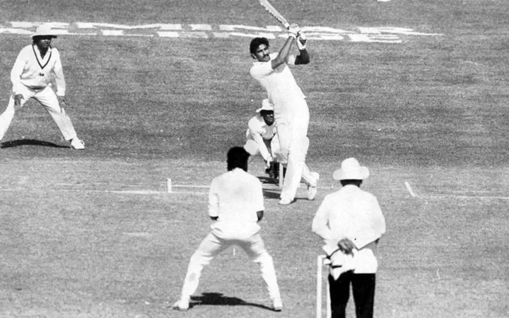 Ravi Shastri's double ton in Ranji (Source: @BCCIdomestic/x.com)