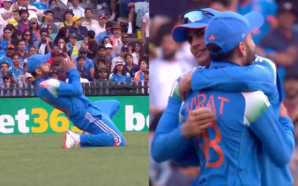 Virat Kohli took a magnificent catch [Source: @cricketcomau/X]
