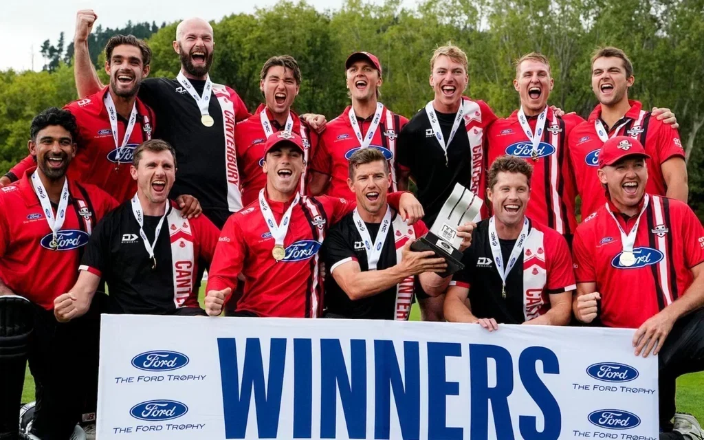 The Ford Trophy 2025/26 season kicks off [Source: @BLACKCAPS/X.com]