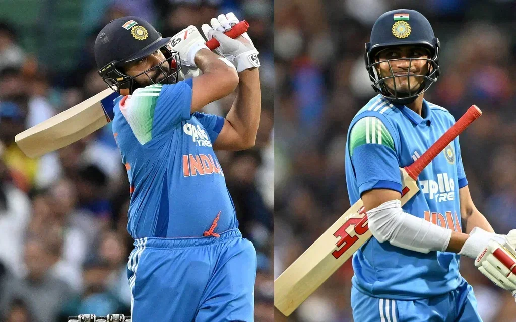 Rohit Sharma and Shubman Gill [Source: AFP]