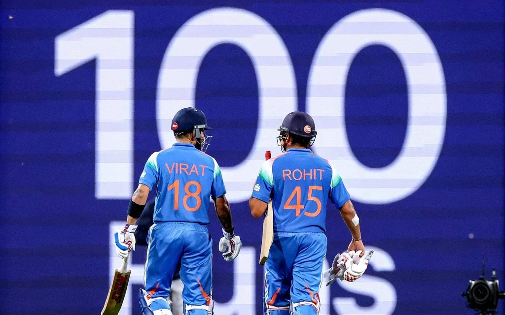 Rohit Sharma and Virat Kohli [Source: AFP Photos]