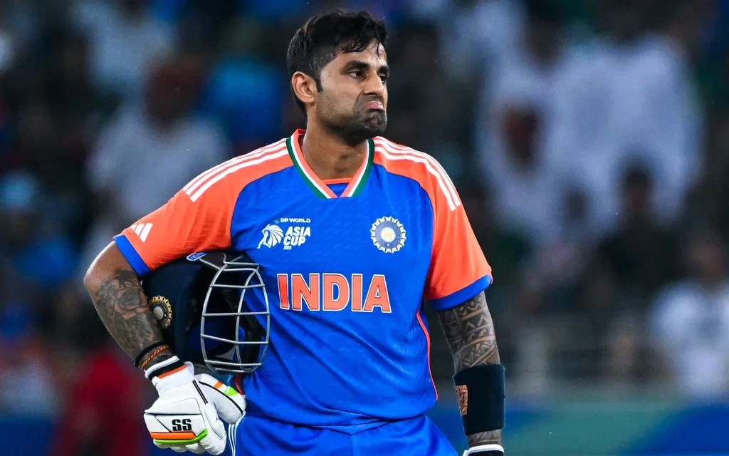 Suryakumar Yadav after getting dismissed [Source: AFP Photos]