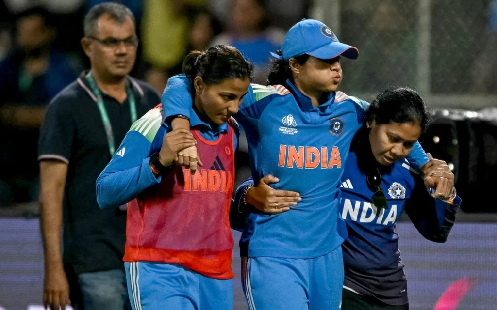 Pratika Rawal ruled out of WC semis [Source: AFP Photo]
