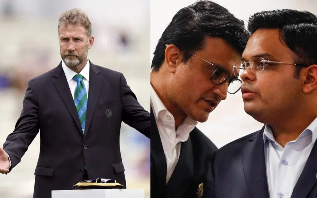 Sourav Ganguly and Jay Shah - (Source:@Johns/X.com)