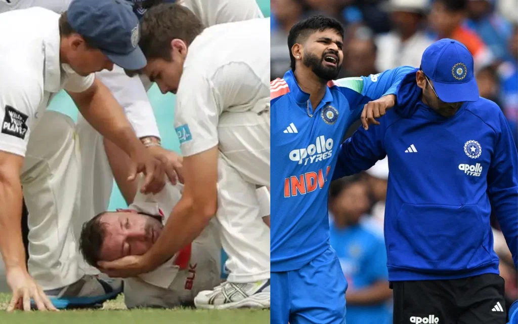 Players with freak injuries [Source: AFP, Cricbuzz]

