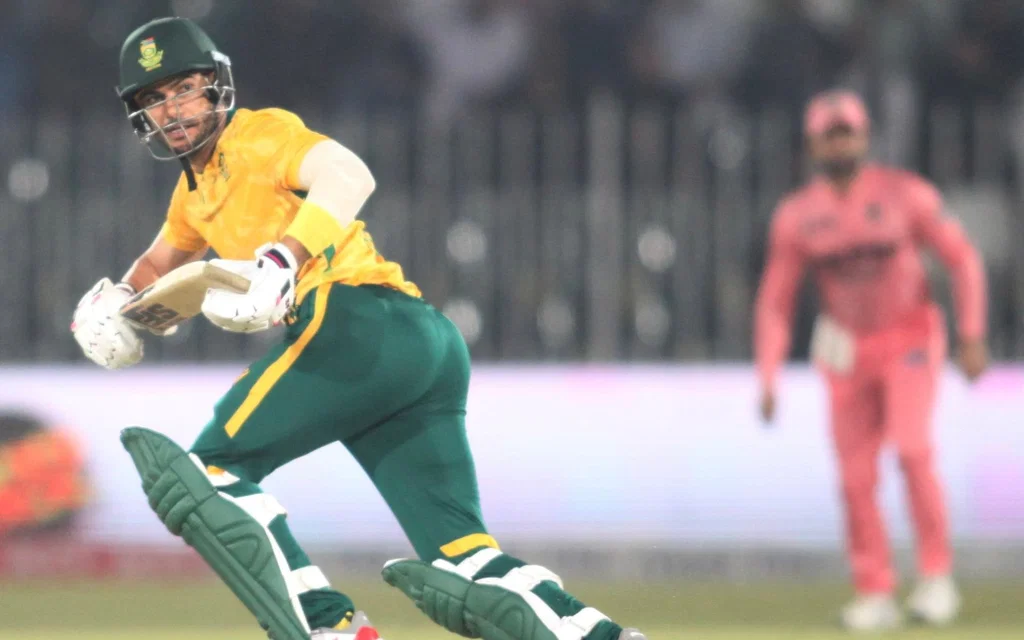Reeza Hendricks helped South Africa beat Pakistan [Source: @ProteasMenCSA/x]