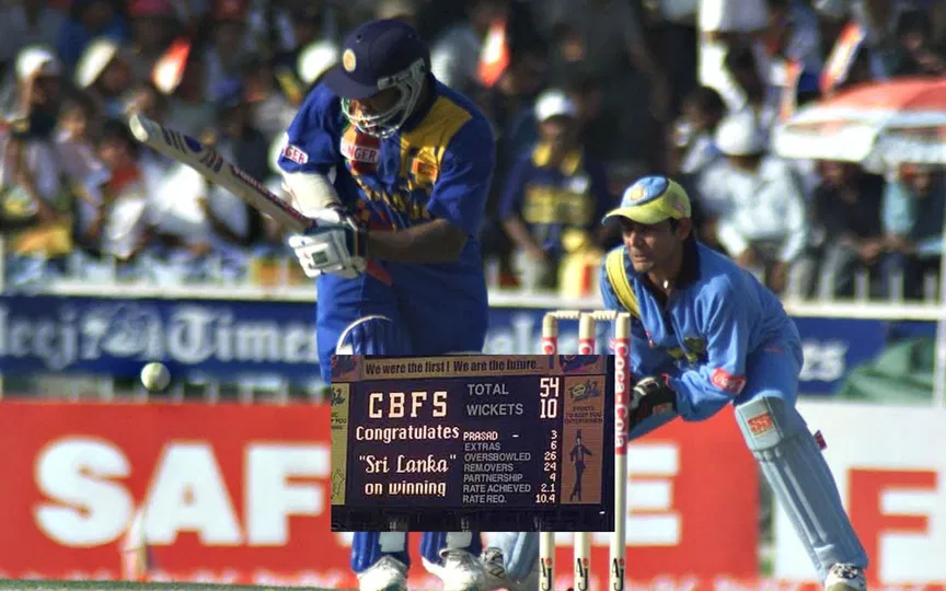 When India scored their lowest in ODIs news