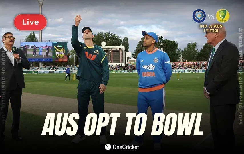 AUS vs IND: 1st T20I Live Blog news
