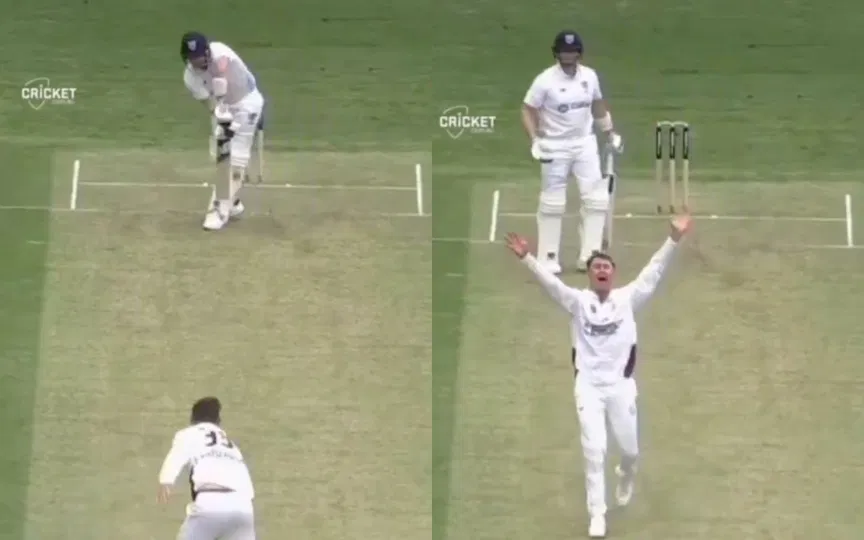 Labuschagne nearly traps Steve Smith as iconic face-off unfolds in Sheffield Shield Labuschagne nearly traps Steve Smith as iconic face-off unfolds in Sheffield Shield