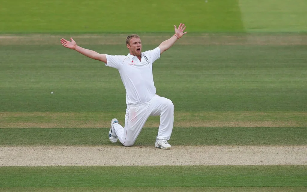 Andrew Flintoff's heroics at the Lord's (Source: @ICC/x.com)