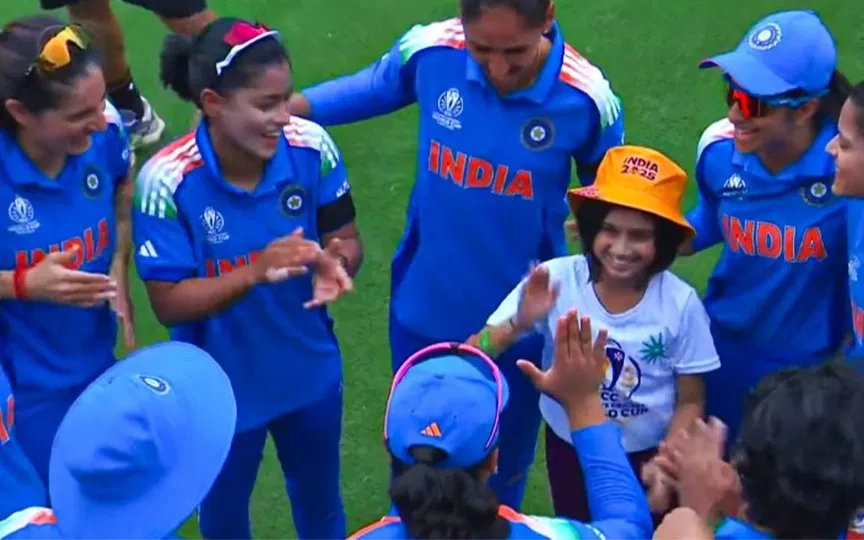 Harmanpreet invites young mascot into team huddle in heartfelt move before WC semifinal